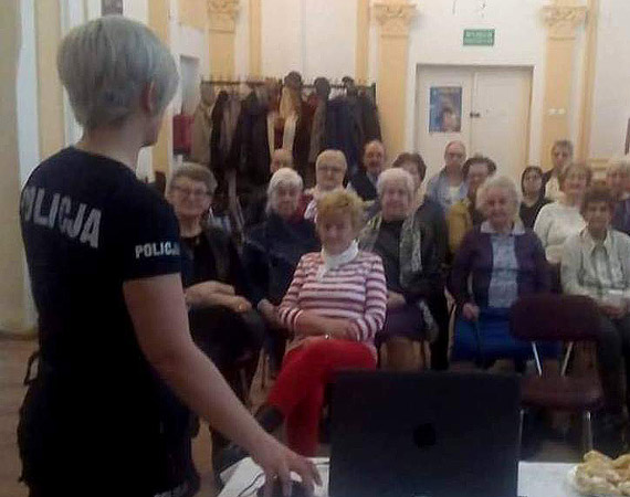 Z kamieńskimi seniorami o bezpieczeństwie