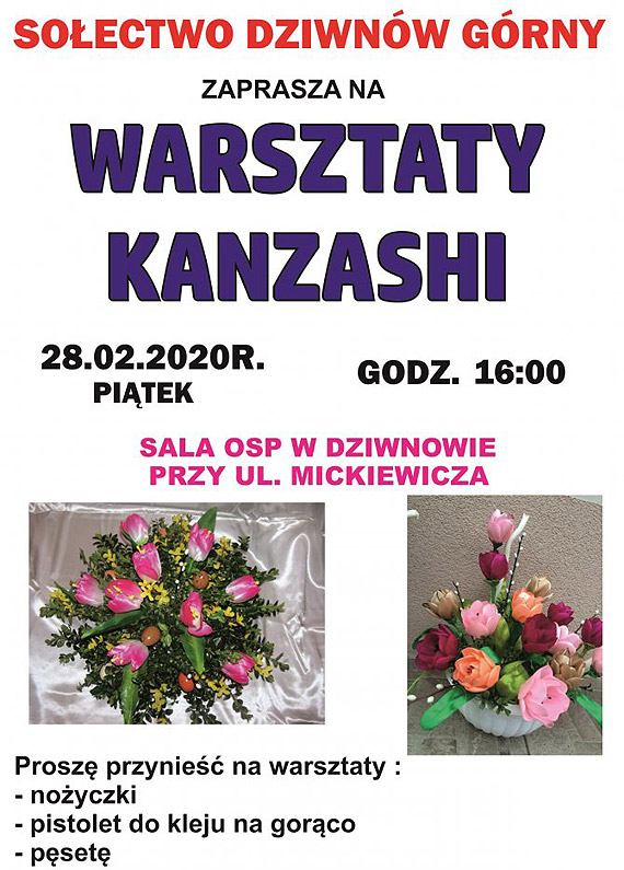 Warsztaty Kanzashi