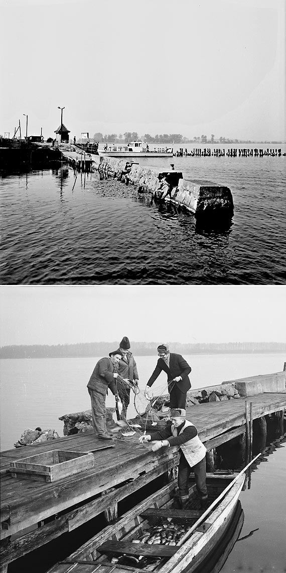 Tak byo: Odbudowa mola w Kamieniu Pomorskim
