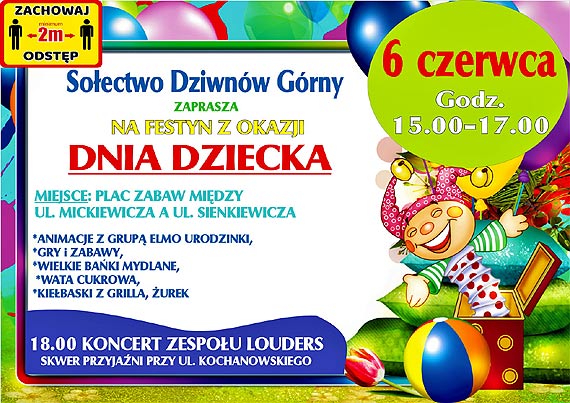 Dzień Dziecka w Sołectwie Dziwnów Górny