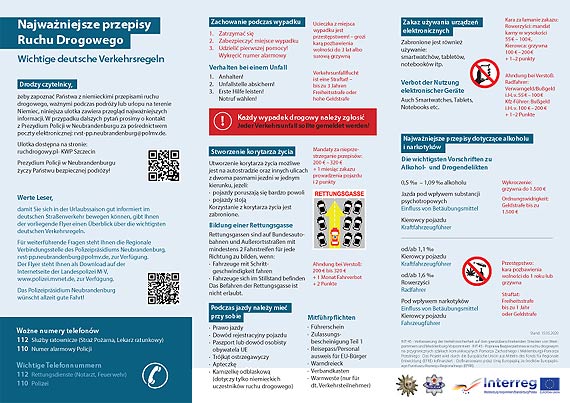 Czy wiesz jakie przepisy ruchu drogowego obowiązują u naszych zachodnich sąsiadów?
