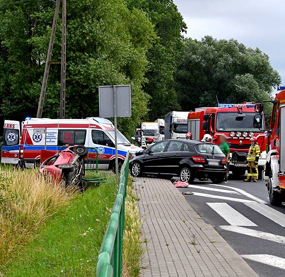 Wypadek na DK 3 ko³o Wolina
