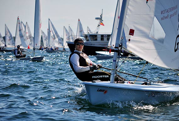 Wystartoway regaty Laser Europa Cup