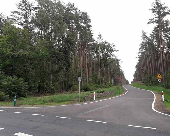 Droga wspomagaj�ca Nied�wied� - Zdunowo udost�pniona kierowcom 