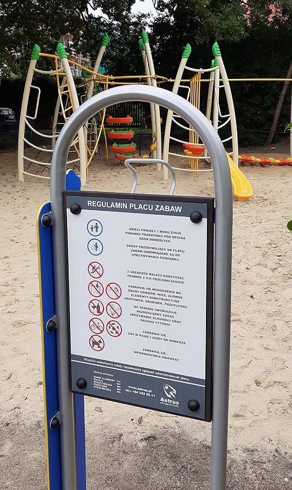 Nowy plac zabaw ju otwarty