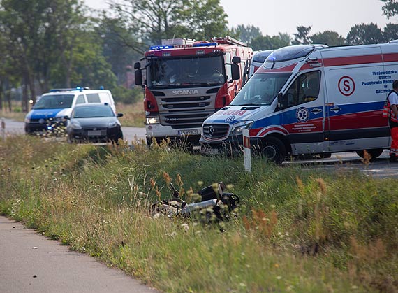 Czekają na opinie biegłych. Zabezpieczono kamerę z motocykla