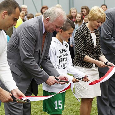 Mi�dzyzdroje: Otwarcie kompleksu boisk Orlik 2012
