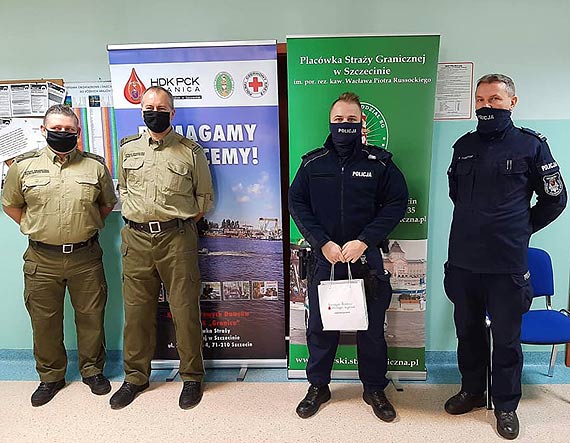 „Nasza Krew - Nasza Ojczyzna” - zachodniopomorscy policjanci oddają krew