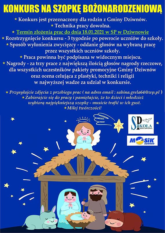 Konkurs na szopk boonarodzeniow