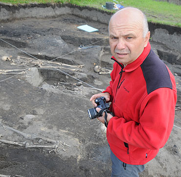 Wielkie odkrycie w Lubinie! Archeolodzy znale�li szcz�tki pierwszych chrze�cijan 