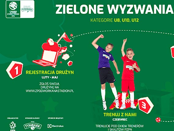 Startuj „Zielone Wyzwania” Do wygrania sprzt sportowy i treningi ze szkoleniowcami z Polskiego Zwizku Piki Nonej