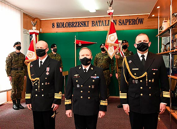 S nowi dowdcy jednostek wojskowych w Dziwnowie