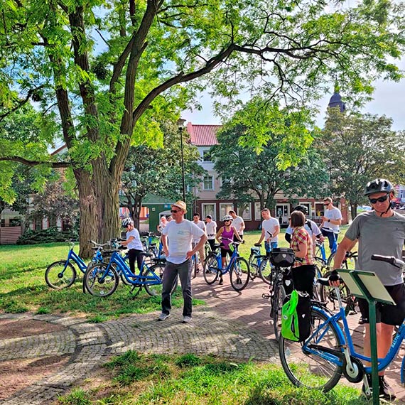 Rozwój sieci tras rowerowych na Wyspie Wolin