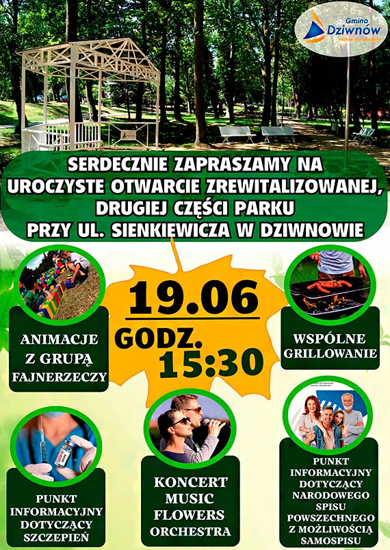 Otwarcie II czci parku w Dziwnowie
