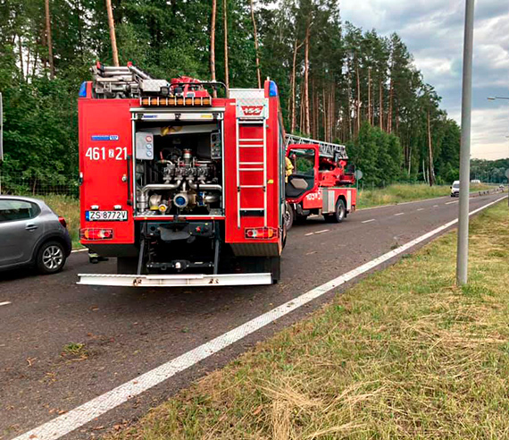 Straacy z OSP Koczewo w akcji! Usuwali skutki silnego wiatru