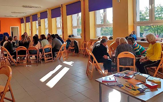 Międzypokoleniowe warsztaty w kamieńskim Liceum 07.10.2021
