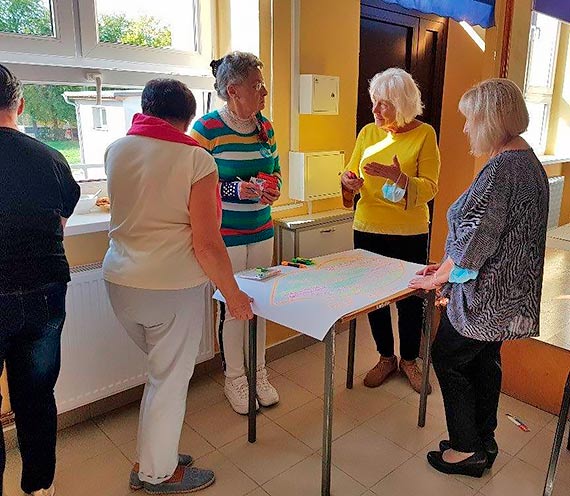 Międzypokoleniowe warsztaty w kamieńskim Liceum 07.10.2021