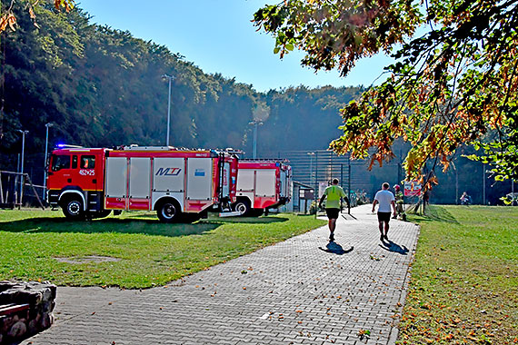 Zawał na boisku szkolnym w Wapnicy