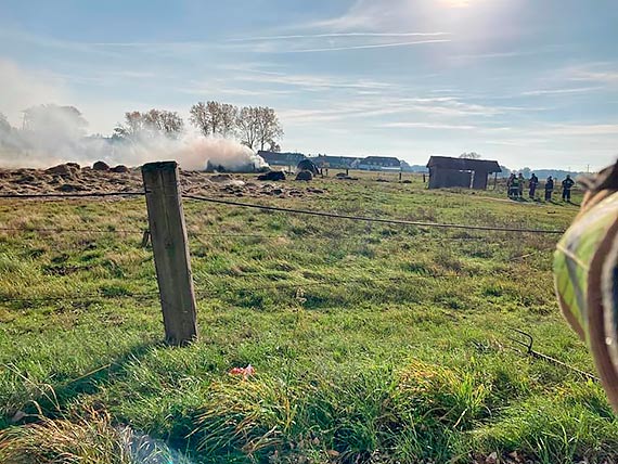 Strażacy z Kołczewa gasili w Świnoujściu