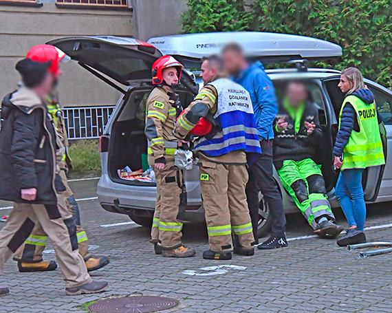 Poar poddasza w Midzyzdrojach. Dziki straakom udao si unikn rozprzestrzenienia ognia