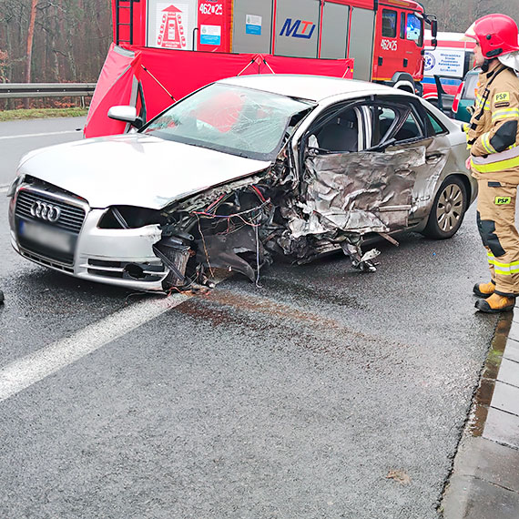miertelny wypadek na DK3 przed Midzyzdrojami. Nie yje kierowca audi! Zobacz film!