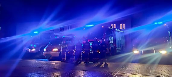 Strażacy z OSP Międzyzdroje też oddali hołd