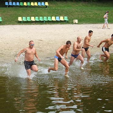 Gor�ca rywalizacja w Golczewskim Triathlonie