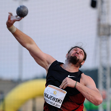 Mi�dzyzdroje: Tomasz Majewski pchn�� kul� na odleg�o�� 21,30 metra