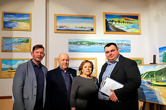 Wernisaż wystawy malarstwa Bronisława Pietkiewicza w Międzynarodowym Domu Kultury w Międzyzdrojach