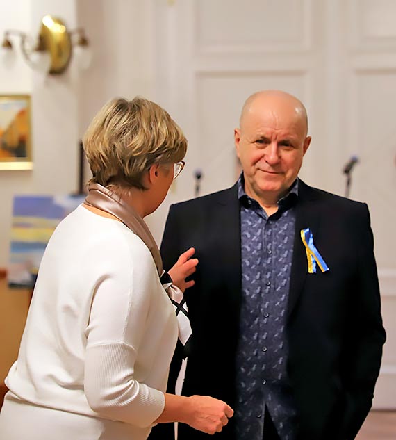 Wernisaż wystawy malarstwa Bronisława Pietkiewicza w Międzynarodowym Domu Kultury w Międzyzdrojach