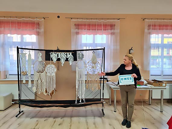 „Makrama w Wiklinie” – warsztaty rękodzielnicze w siedzibie KGW „Wiklina” w Wapnicy