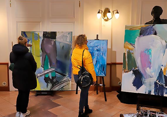 Wernisaż wystawy berlińskich artystów pt. „MMMM” w Międzynarodowym Domu Kultury w Międzyzdrojach