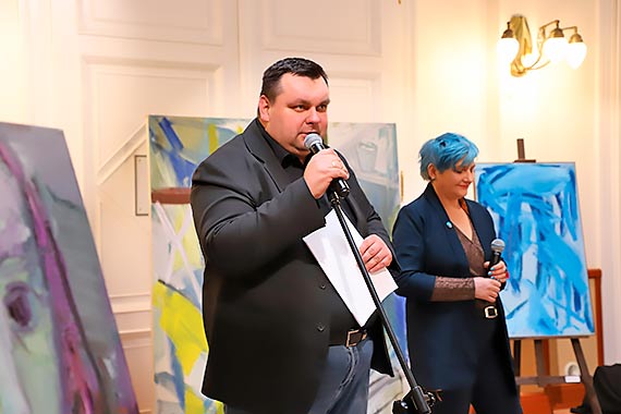 Wernisaż wystawy berlińskich artystów pt. „MMMM” w Międzynarodowym Domu Kultury w Międzyzdrojach