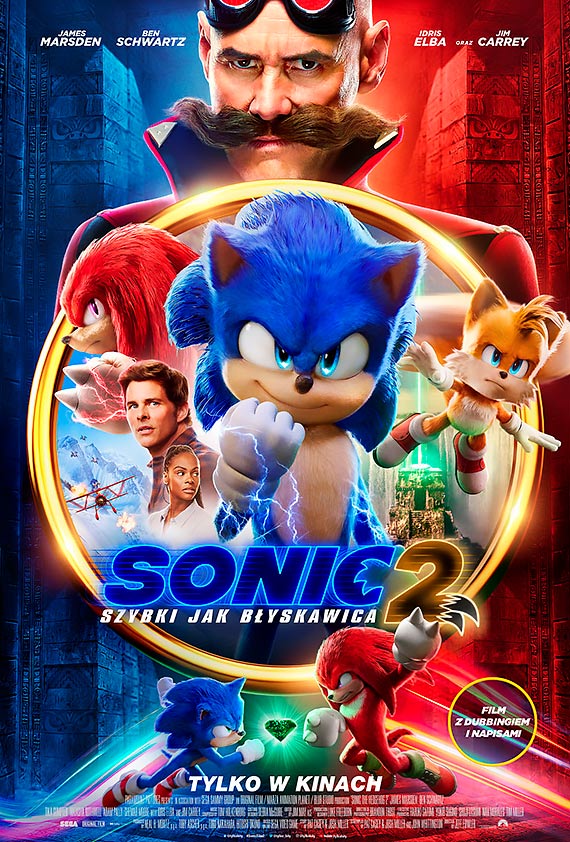 Kino Eva prezentuje: Sonic 2. Szybki jak błyskawica, Szalony świat Louisa Waina oraz Belle