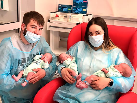 Podwójne potrójne szczęście w szpitalu „Zdroje”
