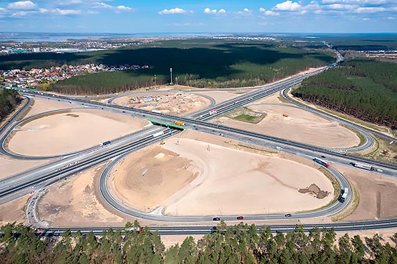 Nowy wiadukt na węźle drogowym Szczecin Kijewo otwarty