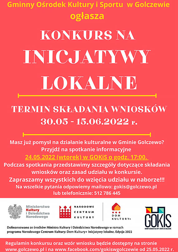 Wkrtce rusza nabr na inicjatywy lokalne