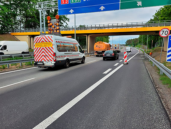 Mniej utrudnień na węźle Szczecin Kijewo w ciągu A6