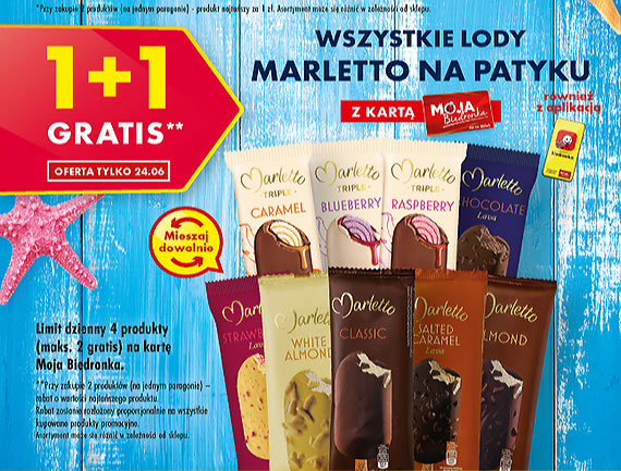 Nareszcie koniec roku szkolnego! Biedronka zaprasza rodziców z dziećmi na lody w pysznej cenie