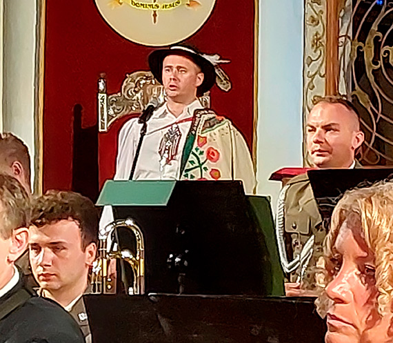 Orkiestra Koncertowa Reprezentacyjnego Zespołu Artystycznego Wojska Polskiego na inauguracji 58 Międzynarodowego Festiwalu Muzyki Organowej i Kameralnej w Kamieniu Pomorskim