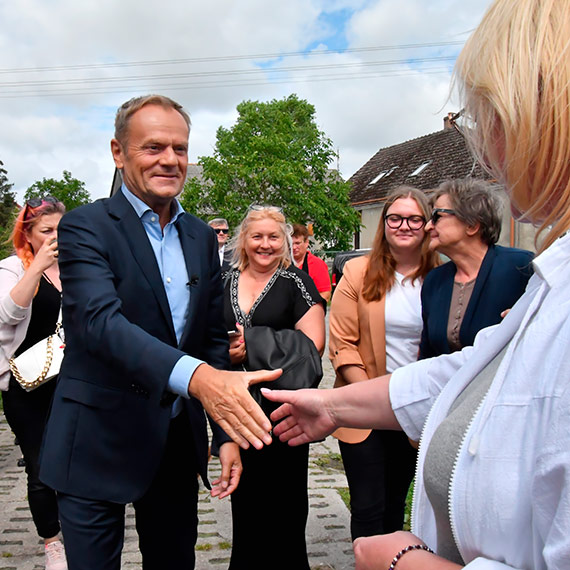Donald Tusk w Trzebieszewie. Zobacz film i forogaleri!