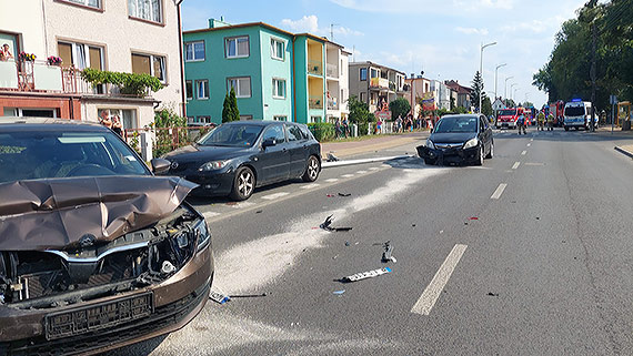 Karambol w Midzyzdrojach! Uszkodzonych zostao 5 samochodw osobowych i ciarwka!