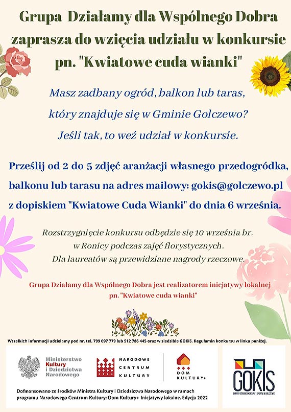 Kwiatowe cuda wianki