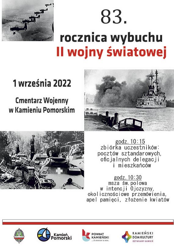 83.rocznica wybuchu II wojny wiatowej - program obchodw