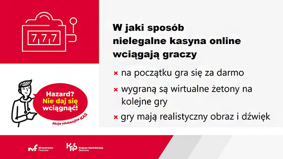 „Hazard? Nie daj się wciągnąć!” – akcja edukacyjna KAS