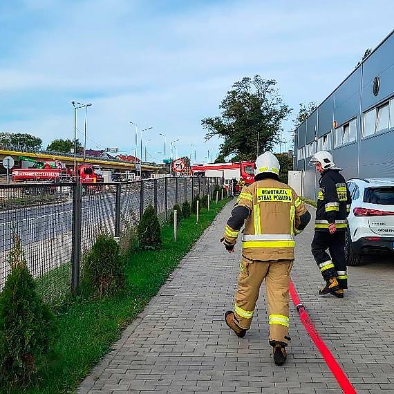 Strażacy z Wolina odbyli ćwiczenia w...pralni