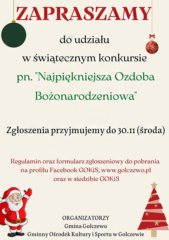 Masz pomys na witeczn ozdob – we udzia w naszym konkursie!