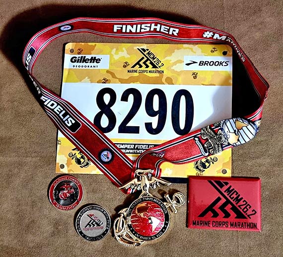 „Poland - good job!” Żołnierz 14 ZBOT w maratonie Marines w Waszyngtonie