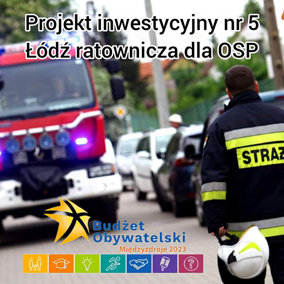 OSP w Lubinie pilnie potrzebuje odzi ratowniczej - od Waszych gosw zaley, czy otrzyma finanse