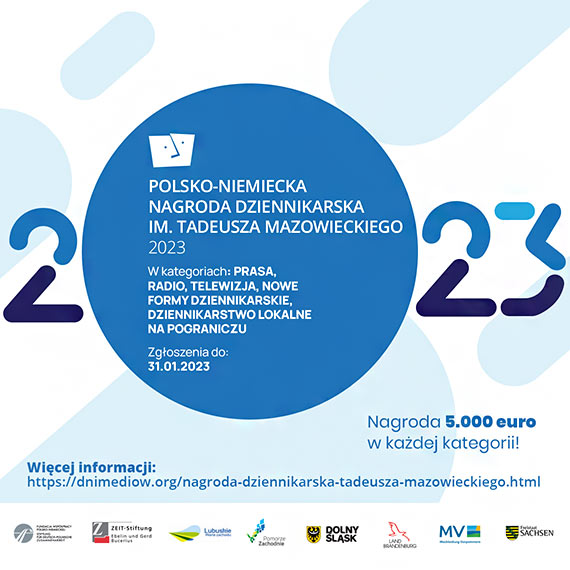 Polsko-Niemiecka Nagroda Dziennikarska im. Tadeusza Mazowieckiego 2023